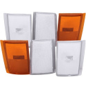 Chevrolet C1500 1988-1993 Euro Corner Lights 4 Clear & 2 Amber 6pc ANZO