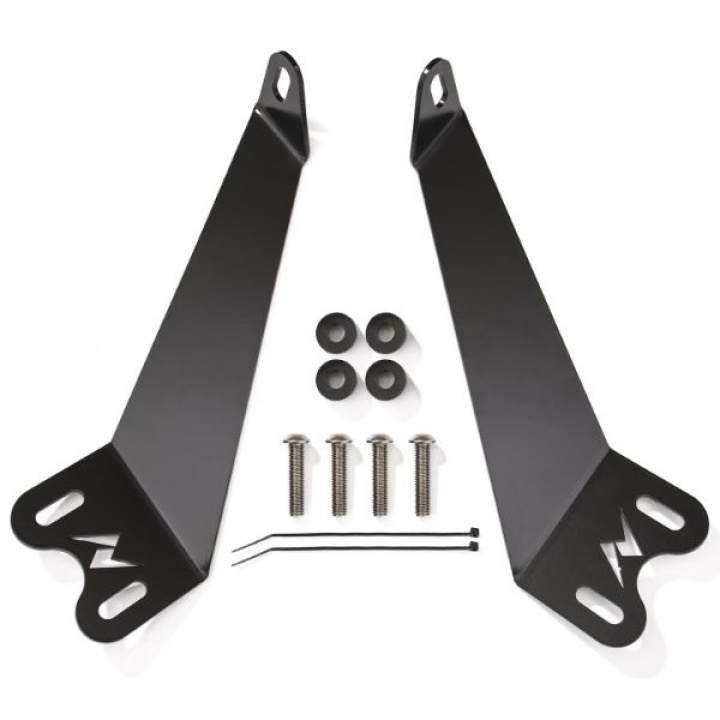 JEEP Wrangler 2007-2018 JK 12\'\' inch LED Bar Hood Mounting Brackets ANZO in the group Select car model / Jeep / Wrangler JK 2007-2018 / Styling at DDESIGN Scandinavia AB (anz851049-1007)