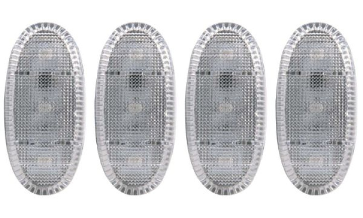 FORD F-450 2011-2016 Dually LED Fender Light Kit Clear 2pc Amber / 2pc Red ANZO in the group Select car model / Ford / Other models & Engines at DDESIGN Scandinavia AB (anz861108-1933)