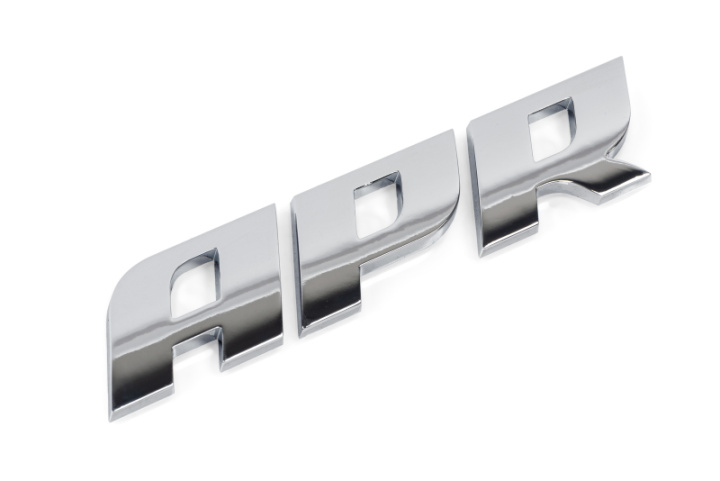 APR Badge - Polished Silver in the group Select car model at DDESIGN Scandinavia AB (aprA1000006)