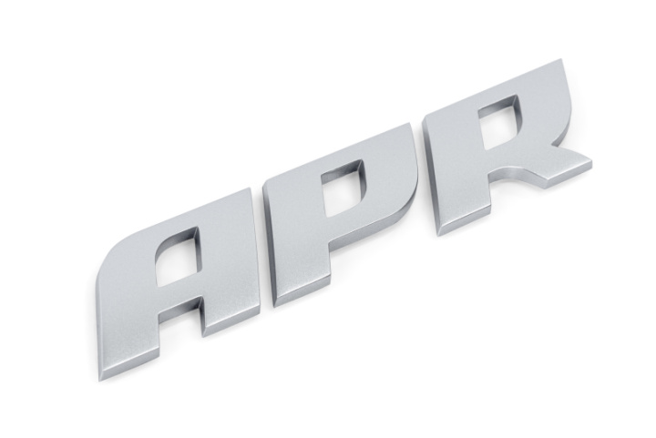 APR Badge - Matte Silver in the group Select car model at DDESIGN Scandinavia AB (aprA1000007)