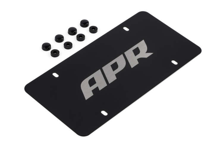 APR License Plate - Silver Logo/Black Plate in the group Select car model at DDESIGN Scandinavia AB (aprA1000015)