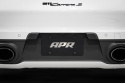 APR License Plate - Silver Logo/Black Plate