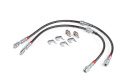 APR 15-20 Audi A3/A3 Quattro/S3/15-24 VW Golf R Braided Stainless Steel Brake Line Set - Front