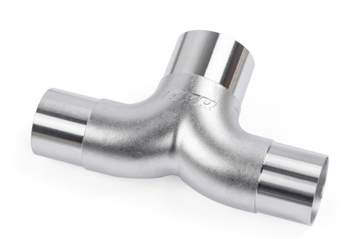 APR Cast T304 Stainless Steel T-Splitter - 76mm to Dual 63.5mm (3in to Dual 2.5in) in the group Select car model at DDESIGN Scandinavia AB (aprEXH0433)