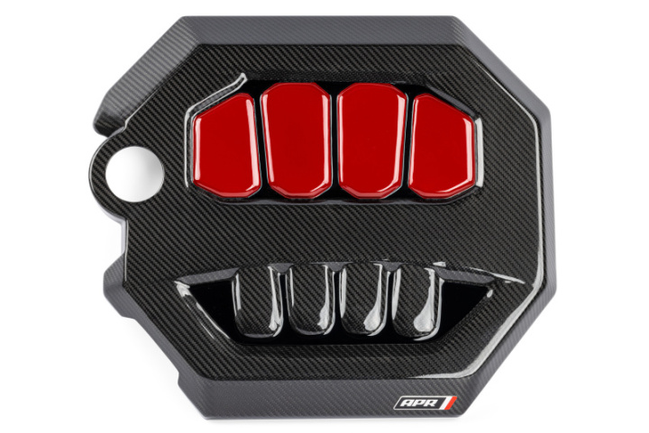 APR 22-26 Audi A3/A3 Quattro/S3/VW Golf R/GTI EA888.4 (8Y/MK8) 2.0T Twill Carbon Fiber Engine Cover in the group Select car model at DDESIGN Scandinavia AB (aprMS100232)