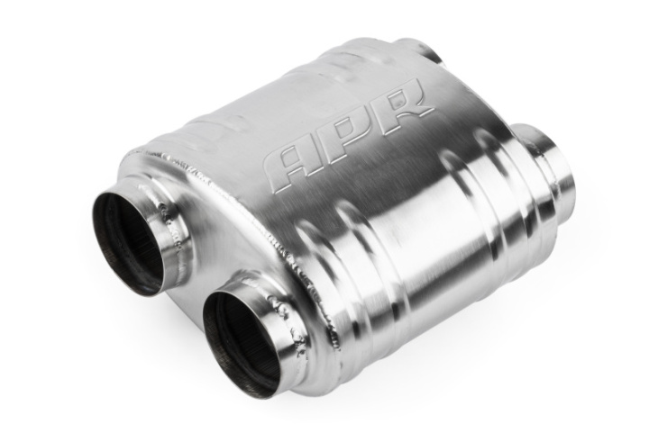APR Premium Sound Absorption Muffler - Dual 70mm (2.75in) - Oval Body 217mm x 134mm x 210mm in the group Select car model at DDESIGN Scandinavia AB (aprMUH0011)