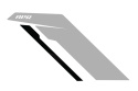 APR Sideburn Stickers - Silver APR/Black Stripe (Pair)