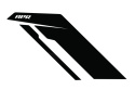 APR Sideburn Stickers - Black APR/Black Stripe (Pair)