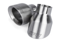 APR Double-Walled 4in Slash-Cut Tips - Brushed - Set of 2