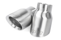 APR Double-Walled 3.5in Slash-Cut Tips - Brushed Silver - Set of 2