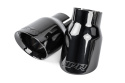 APR Double-Walled 3.5in Slash-Cut Tips - Diamond Black - Set of 2