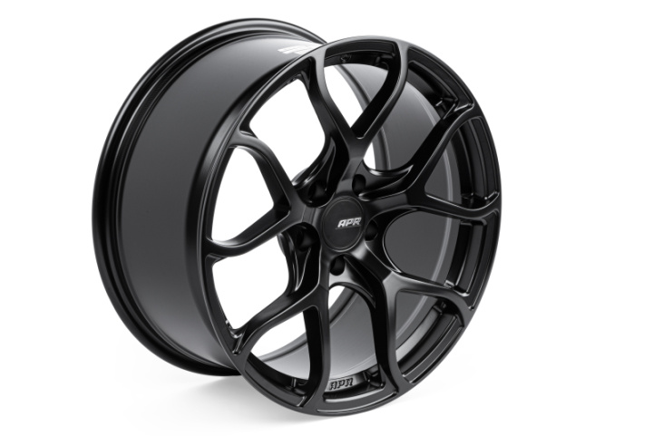 APR A01 Flow Formed - 18x8.5 - 5x112 - ET45 - 66.5mm Center Bore - Satin Black Wheel in the group Select car model at DDESIGN Scandinavia AB (aprWHL00017)