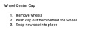 APR Center Cap (Use w/Flow Formed Wheels) - Floating & Self Leveling - Silver