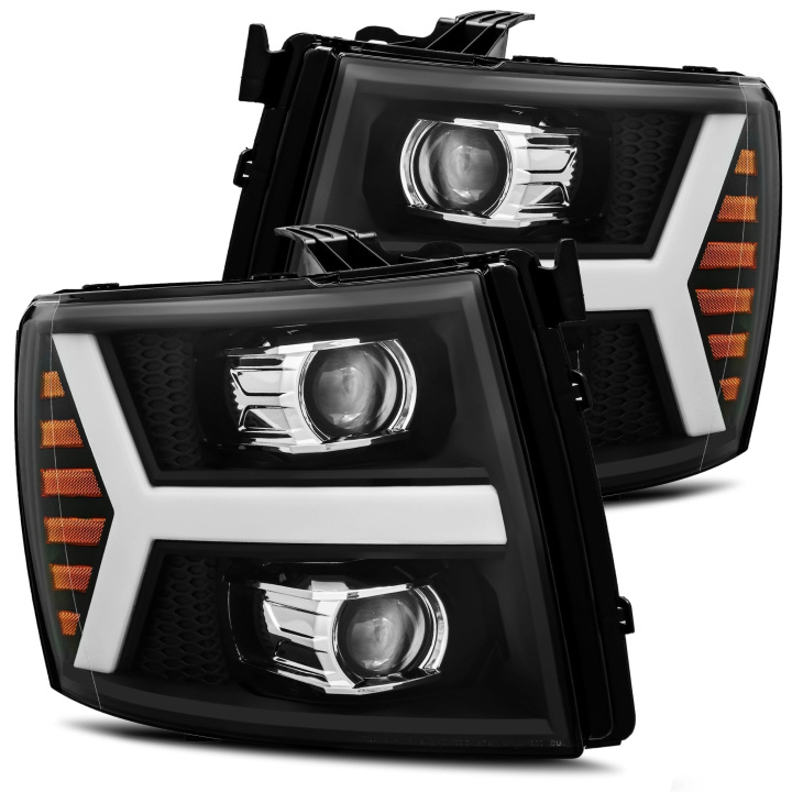Chevrolet Silverado 1500HD / 2500HD / 3500HD 2007-2014 PRO-Series Projector headlights AlphaRex in the group Select car model / Chevrolet / Silverado 07-13 / Styling at DDESIGN Scandinavia AB (arx880205)