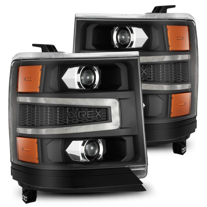 Chevrolet Silverado 1500HD 2016-2018 LUXX-Series Projector headlights AlphaRex in the group Select car model / Chevrolet / Silverado 14+ / Styling at DDESIGN Scandinavia AB (arx880234)