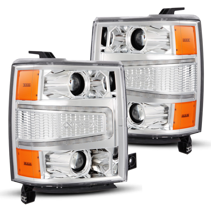 Chevrolet Silverado 1500 2014-2015 PRO-Series Projector headlights AlphaRex in the group Select car model / Chevrolet / Silverado 14+ / Styling at DDESIGN Scandinavia AB (arx880246)