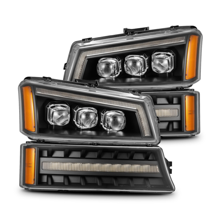Chevrolet Avalanche / Silverado 1500 / 2500HD / 3500HD 2002-2006 NOVA-Series Projector headlights AlphaRex in the group Select car model / Chevrolet / Silverado 99-07 / Styling at DDESIGN Scandinavia AB (arx880256)