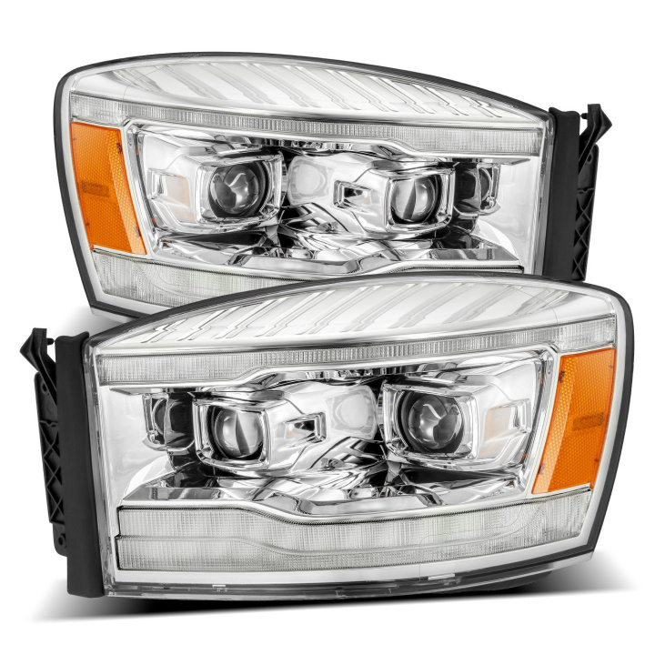 Dodge Ram 1500HD / 2500HD / 3500HD 2006-2009 PRO-Series Projector headlights AlphaRex in the group Select car model / Dodge / Ram 01-08 / Styling at DDESIGN Scandinavia AB (arx880531)