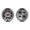 Mätarkit 2st QUAD & TACH/SPEEDO 127mm AMERICAN MUSCLE