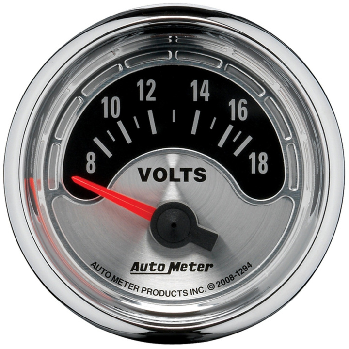 Voltmätare 52mm 18V (Elektrisk) AMERICAN MUSCLE in the group Interior / Gauges / Gauges & Gauge Holders / AutoMeter / All products from Autometer at DDESIGN Scandinavia AB (atm1294)