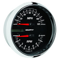Varv-/hastighetsmätare 4 1/2\'\' 8K RPM/120 MPH Svart PRO-CYCLE