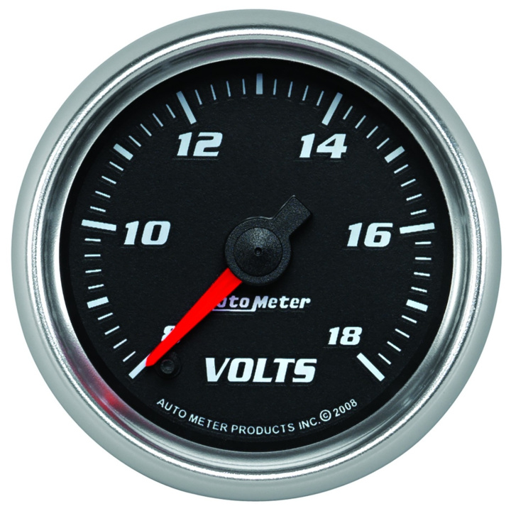 Voltmätare 52mm 18V (Digital Stepper-motor) Svart PRO-CYCLE in the group Interior / Gauges / Gauges & Gauge Holders / AutoMeter / All products from Autometer at DDESIGN Scandinavia AB (atm19692)