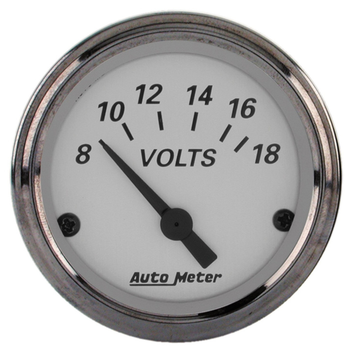 Voltmätare 52mm 18V (Elektrisk) AMERICAN PLATINUM in the group Interior / Gauges / Gauges & Gauge Holders / AutoMeter / All products from Autometer at DDESIGN Scandinavia AB (atm1992)