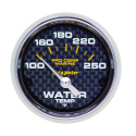 Vattentempmätare 52mm 100-250ºF (Elektrisk) MARINE CARBON FIBER