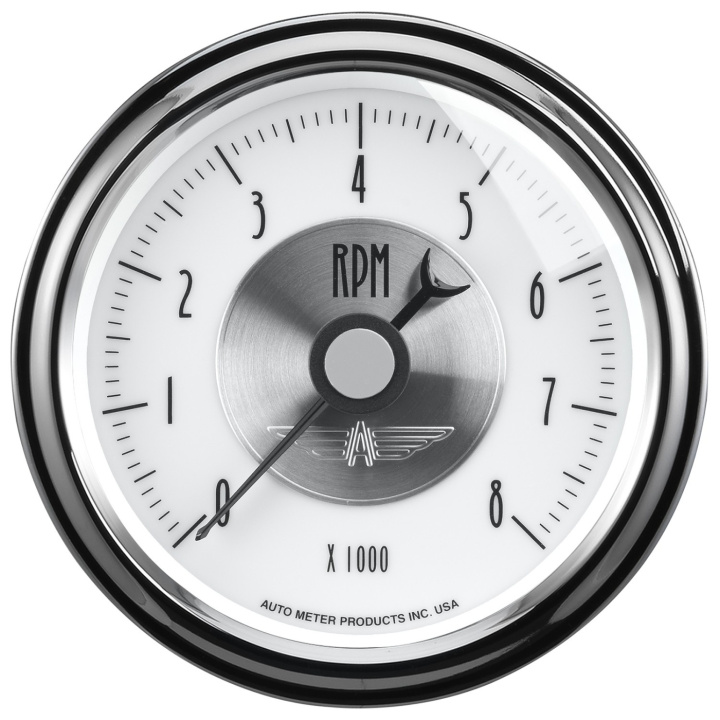 Varvräknare 87mm 8K RPM IN-DASH PRESTIGE PEARL in the group Interior / Gauges / Gauges & Gauge Holders / AutoMeter / All products from Autometer at DDESIGN Scandinavia AB (atm2098)