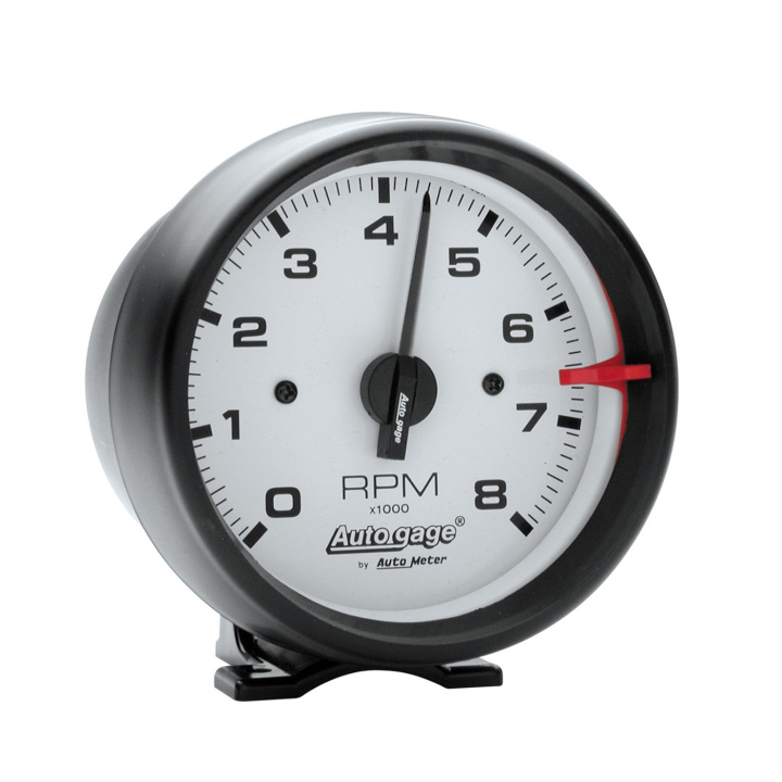 Varvräknare 3 3/100mm 8K RPM PEDESTAL WHT DIAL BLK CASE AUTOGAGE in the group Interior / Gauges / Gauges & Gauge Holders / AutoMeter / All products from Autometer at DDESIGN Scandinavia AB (atm2303)