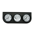 GAUGE CONSOLE OILP/WTMP/VOLT 2\'\' 100PSI/280ºF/16V WHT DIAL BLK BZL AG