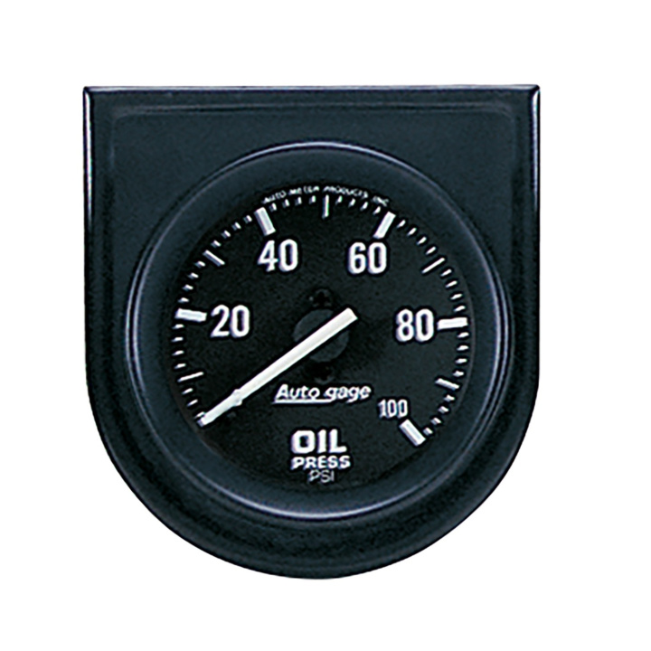 GAUGE CONSOLE OIL PRESS 2\'\' 100PSI BLK DIAL BLK BEZEL AUTOGAGE in the group Interior / Gauges / Gauges & Gauge Holders / AutoMeter / All products from Autometer at DDESIGN Scandinavia AB (atm2332)