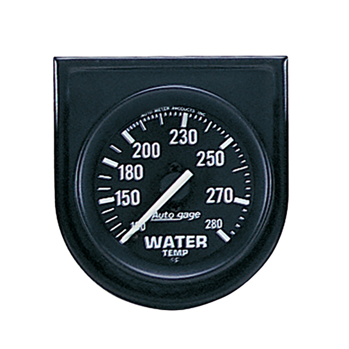 GAUGE CONSOLE WATER TEMP 2\'\' 280ºF BLK DIAL BLK BEZEL AUTOGAGE in the group Interior / Gauges / Gauges & Gauge Holders / AutoMeter / All products from Autometer at DDESIGN Scandinavia AB (atm2333)