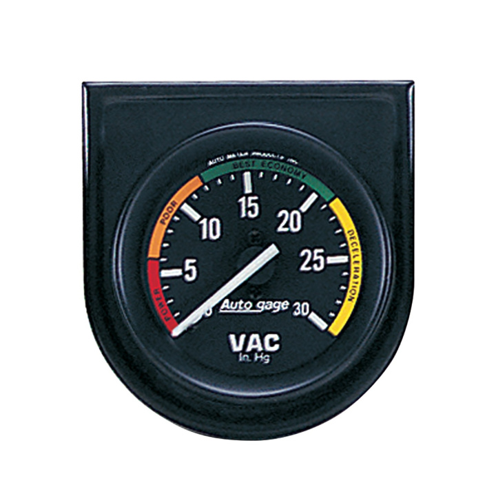 GAUGE CONSOLE VACUUM 2\'\' 30INHG BLK DIAL BLK BEZEL AUTOGAGE in the group Interior / Gauges / Gauges & Gauge Holders / AutoMeter / All products from Autometer at DDESIGN Scandinavia AB (atm2337)