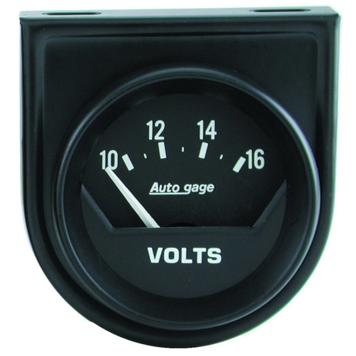GAUGE CONSOLE VOLTMETER 2\'\' 16V SHORT SWEEP Svart AUTOGAGE in the group Interior / Gauges / Gauges & Gauge Holders / AutoMeter / All products from Autometer at DDESIGN Scandinavia AB (atm2362)