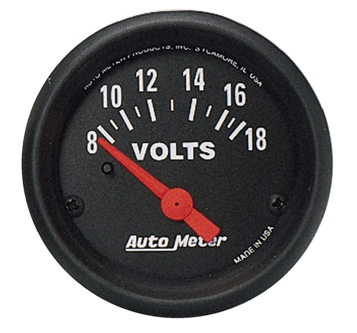 Voltmätare 52mm 18V (Elektrisk) Z-SERIES in the group Interior / Gauges / Gauges & Gauge Holders / AutoMeter / All products from Autometer at DDESIGN Scandinavia AB (atm2645)