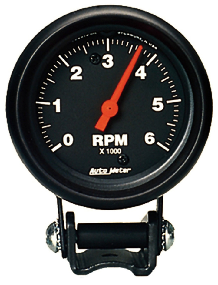 Varvräknare 66.7mm 6K RPM PEDESTAL Z-SERIES in the group Interior / Gauges / Gauges & Gauge Holders / AutoMeter / All products from Autometer at DDESIGN Scandinavia AB (atm2891)