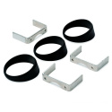Gauge Mount ANGLE RINGS 3 PCS. BLACK FOR 2 5/8\'\' GAUGES Autometer