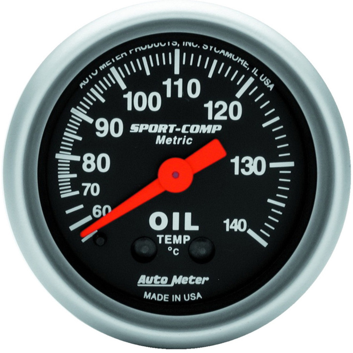Vattentempmätare 52mm 60-140ºC (Mekanisk) SPORT-COMP in the group Interior / Gauges / Gauges & Gauge Holders / AutoMeter / All products from Autometer at DDESIGN Scandinavia AB (atm3341-M)