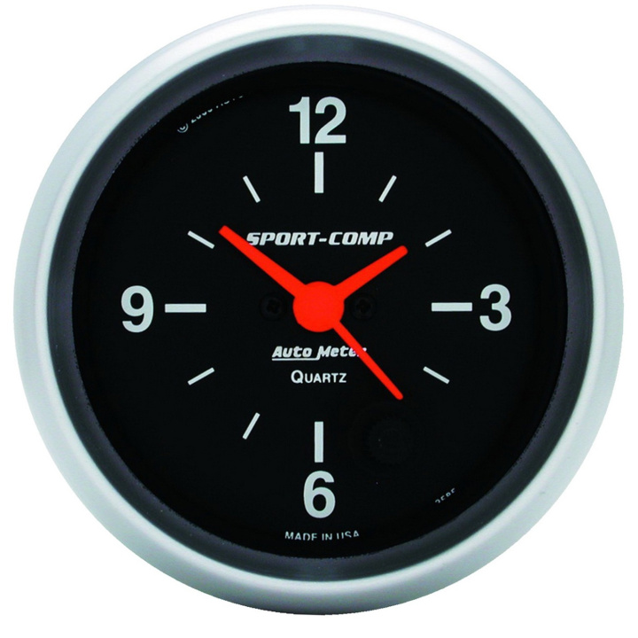 Klocka 66.7mm 12HR ANALOG SPORT-COMP in the group Interior / Gauges / Gauges & Gauge Holders / AutoMeter / All products from Autometer at DDESIGN Scandinavia AB (atm3585)