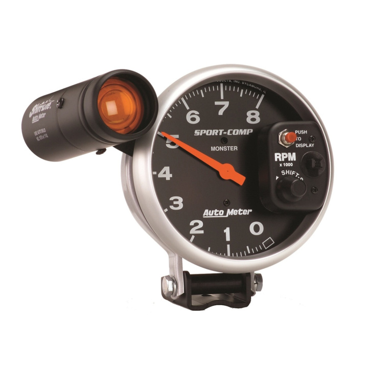 Varvräknare 127mm 8K RPM PEDESTAL W/ EXT. SHIFT-LITE SPORT-COMP in the group Interior / Gauges / Gauges & Gauge Holders / AutoMeter / All products from Autometer at DDESIGN Scandinavia AB (atm3905)