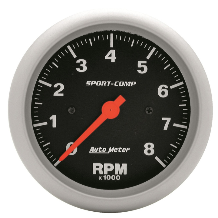 Varvräknare 87mm 8K RPM IN-DASH SPORT-COMP in the group Interior / Gauges / Gauges & Gauge Holders / AutoMeter / All products from Autometer at DDESIGN Scandinavia AB (atm3991)