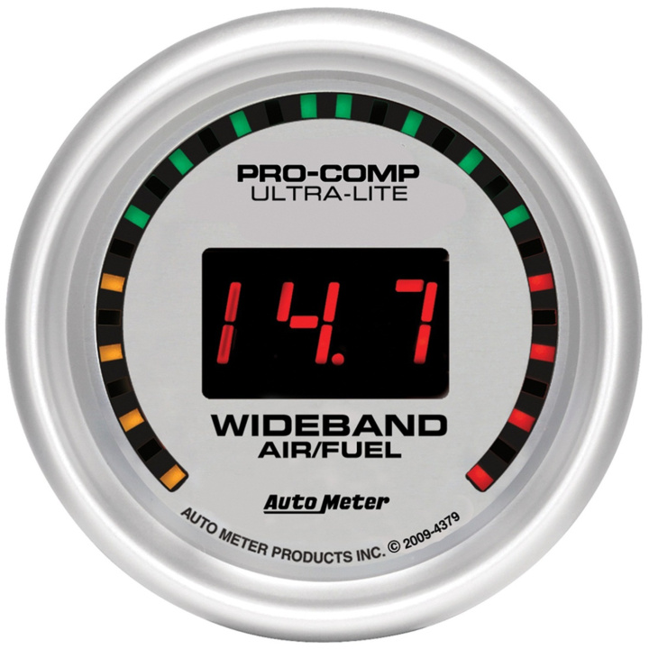 Bredbandslambda Analog STREET 52mm 10:1-17:1 DIGITAL ULTRA-LITE in the group Interior / Gauges / Gauges & Gauge Holders / AutoMeter / All products from Autometer at DDESIGN Scandinavia AB (atm4379)