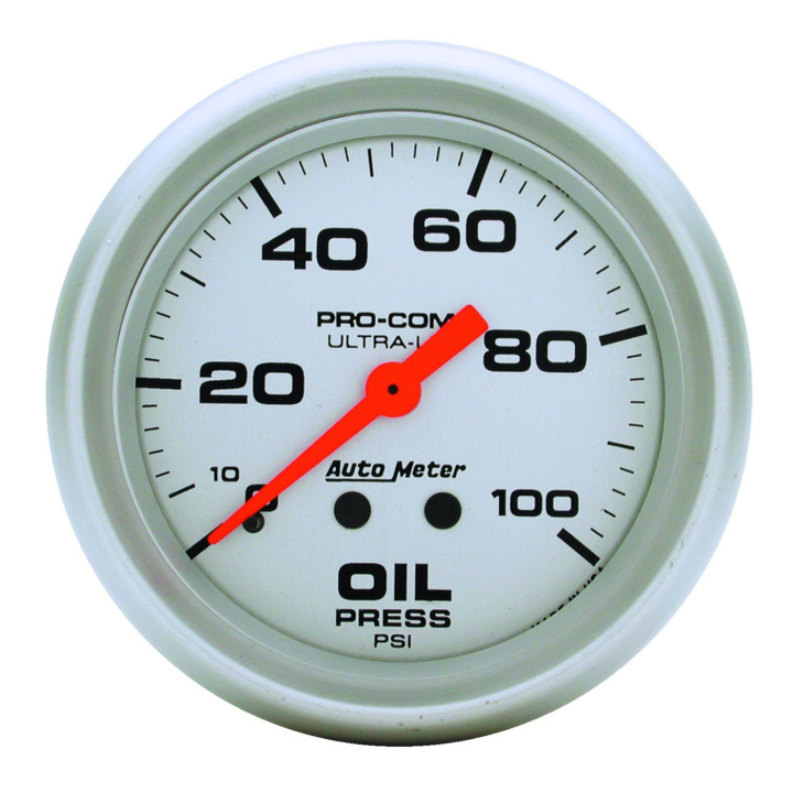 Oljetrycksmätare 66.7mm 100PSI (Mekanisk) ULTRA-LITE in the group Interior / Gauges / Gauges & Gauge Holders / AutoMeter / All products from Autometer at DDESIGN Scandinavia AB (atm4421)