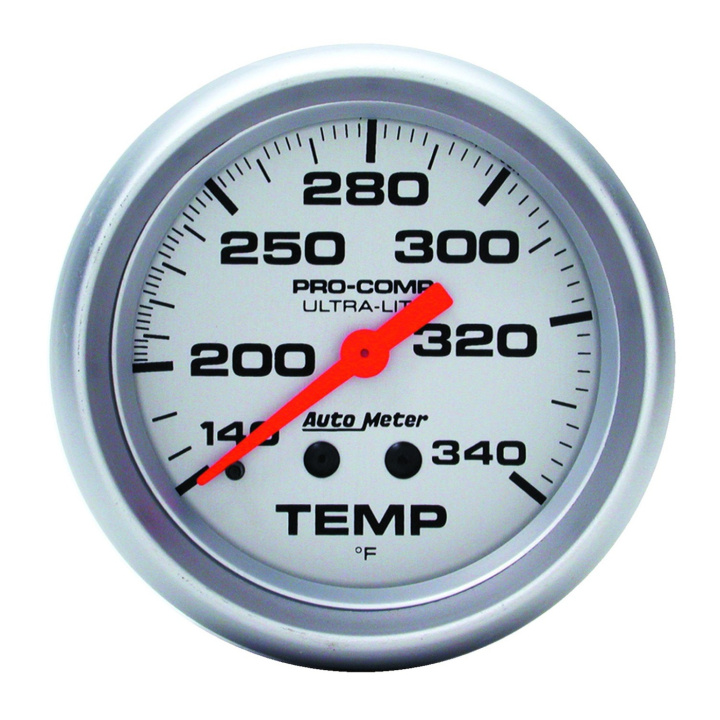 Tempmätare 66.7mm 140-340ºF (Mekanisk) 8FT. ULTRA-LITE in the group Interior / Gauges / Gauges & Gauge Holders / AutoMeter / All products from Autometer at DDESIGN Scandinavia AB (atm4435)