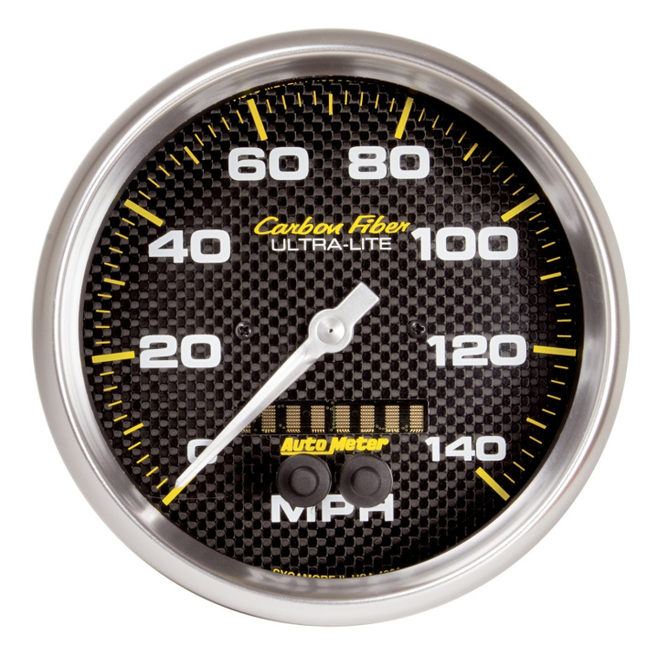 Hastighetsmätare 127mm 140MPH GPS CARBON FIBER in the group Interior / Gauges / Gauges & Gauge Holders / AutoMeter / All products from Autometer at DDESIGN Scandinavia AB (atm4881)