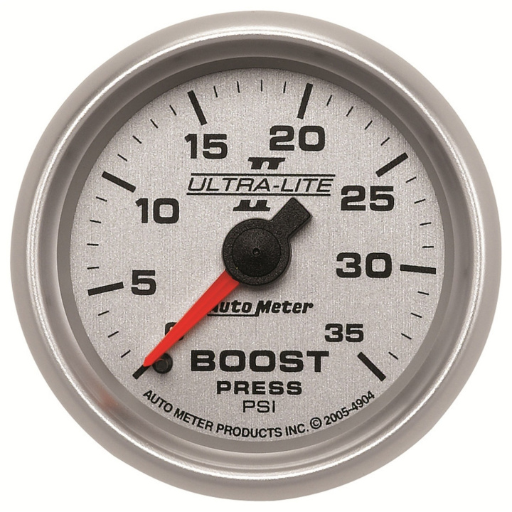 Laddtrycksmätare 52mm 35PSI (Mekanisk) ULTRA-LITE II in the group Interior / Gauges / Gauges & Gauge Holders / AutoMeter / All products from Autometer at DDESIGN Scandinavia AB (atm4904)