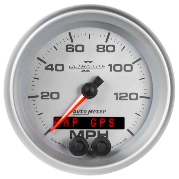 Hastighetsmätare 87mm 140MPH GPS ULTRA-LITE II in the group Interior / Gauges / Gauges & Gauge Holders / AutoMeter / All products from Autometer at DDESIGN Scandinavia AB (atm4980)