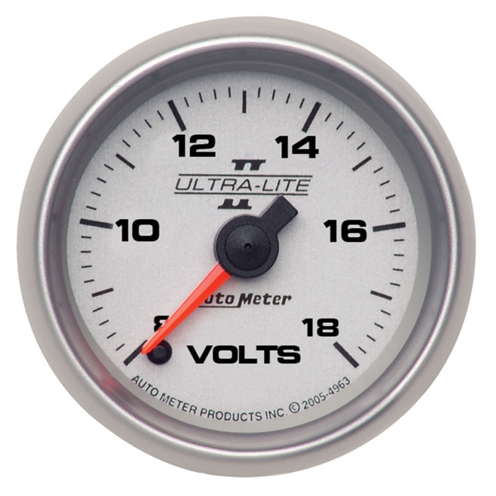 Voltmätare 52mm 18V (Digital Stepper-motor) ULTRA-LITE II in the group Interior / Gauges / Gauges & Gauge Holders / AutoMeter / All products from Autometer at DDESIGN Scandinavia AB (atm4991)